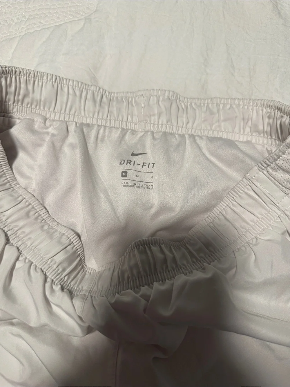 Nike Women's White Athletic Running Shorts